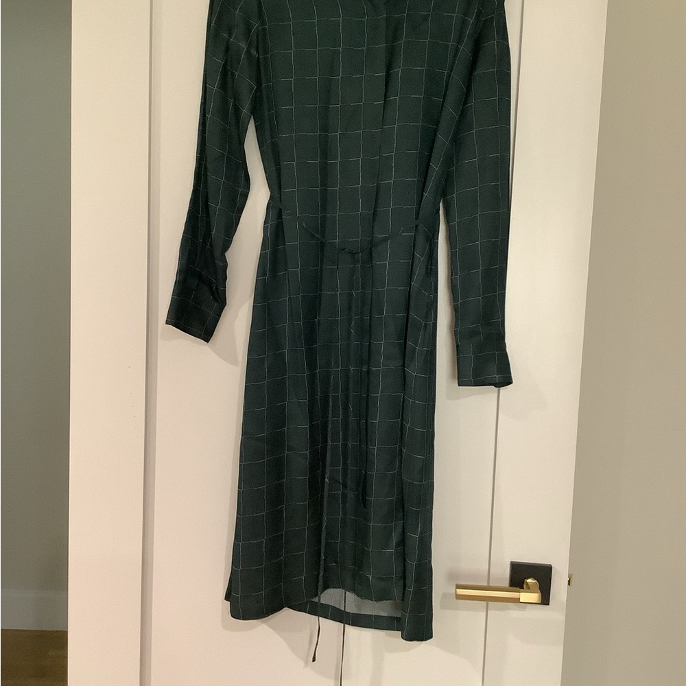 Theory Black Sheath Long Sleeve Dress